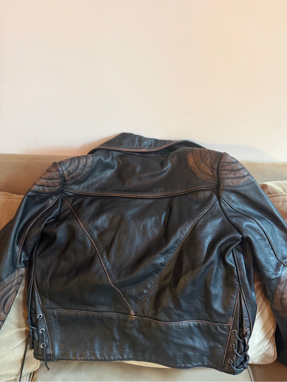 Prada Black Leather Bomber Jacket with Silver Hardware - Picture 9 of 10